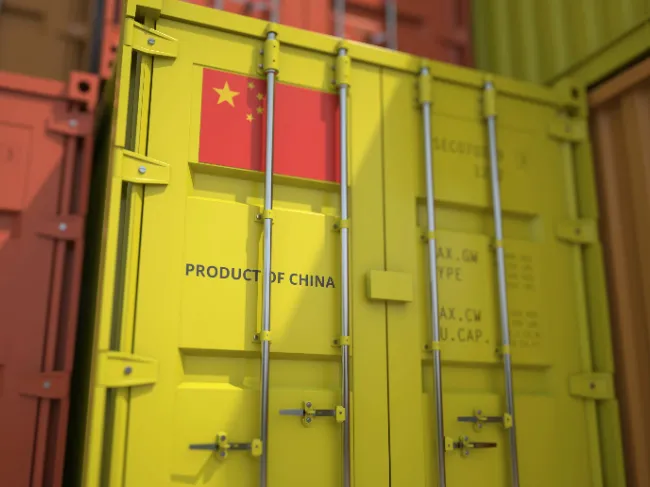 Chinese shipping container